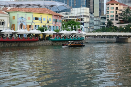 River Boat In Singapore