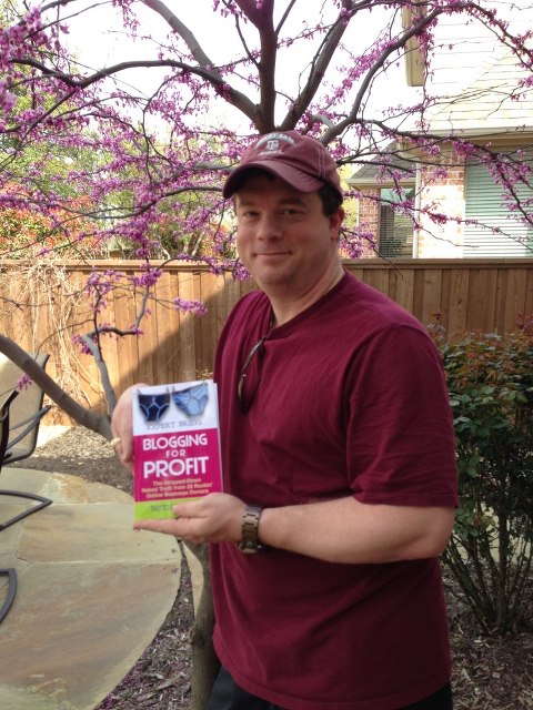 Mark with Nicole's Book, Expert Briefs: Blogging for Profit