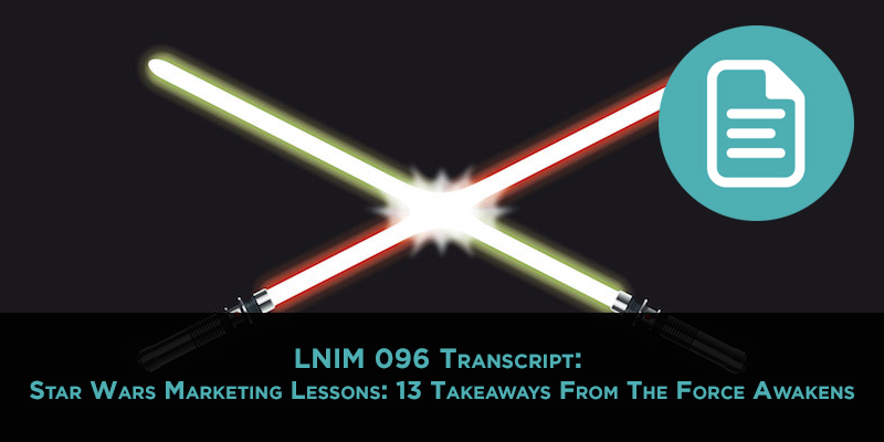 LNIM096 Transcript: Marketing Lessons