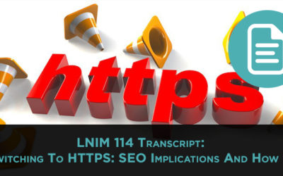 LNIM114 Transcript: Switching To HTTPS