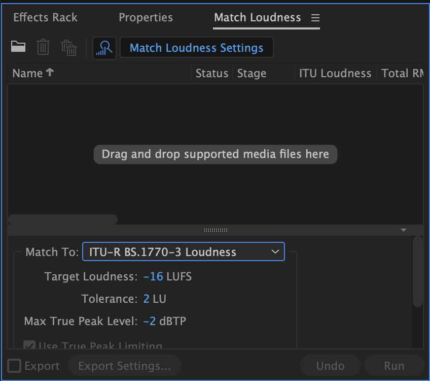 adobe audition loudness plugin